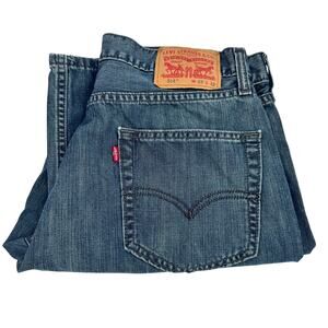 Levi's 514 Jeans Mens 33x32 (32x31 ACTUAL) Straight Fit Blue Denim Faded Wash